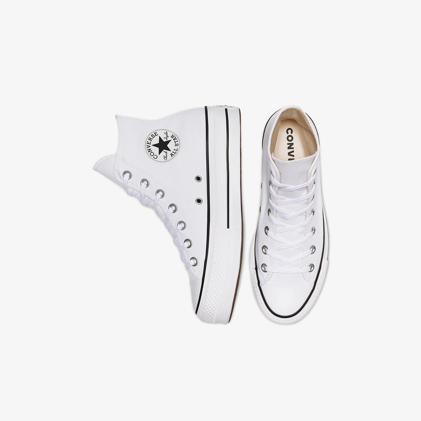 Converse Chuck Taylor All Star Lift Hi Unisex Platform Beyaz Sneaker