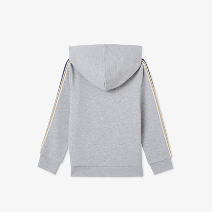Lacoste Çocuk Bisiklet Yaka Gri Sweatshirt