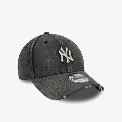New Era Acid Wash Denim 9forty Unisex Siyah Şapka