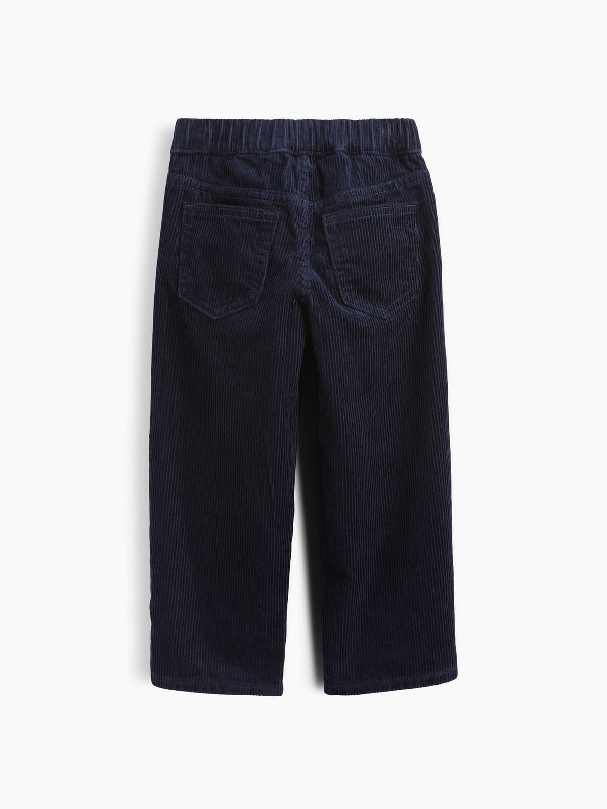 Lacivert Kadife Pull-on Baggy Pantolon