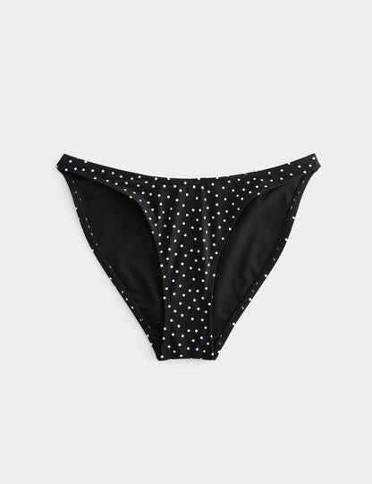 Puantiyeli Yüksek Bel Bikini Altı