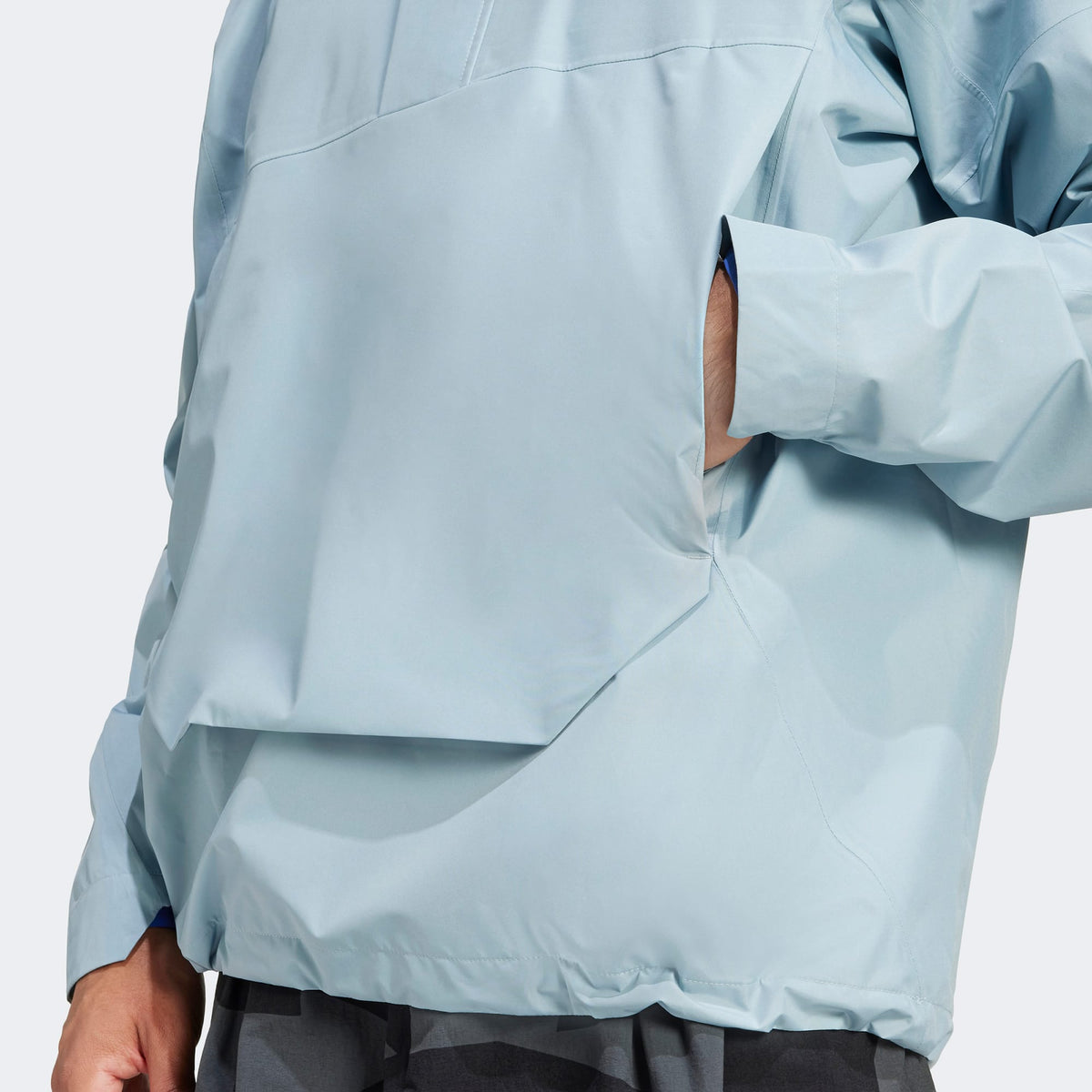 Adidas Terrex Xploric 2.5l Climaproof Anorak Erkek Gri Outdoor Mont