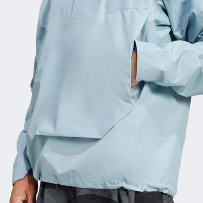 Adidas Terrex Xploric 2.5l Climaproof Anorak Erkek Gri Outdoor Mont