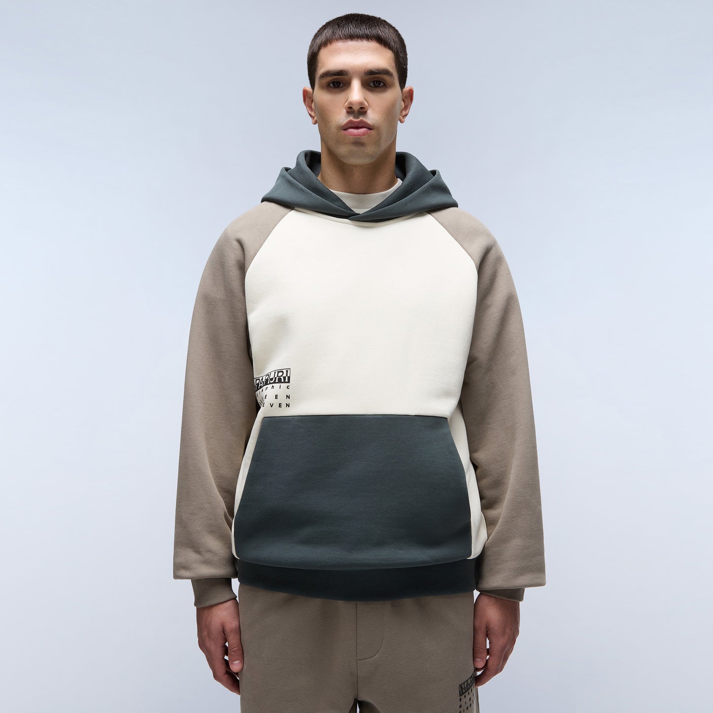 Napapijri B-premium H Erkek Krem Sweatshirt