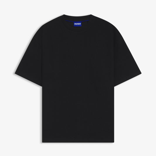 Hugo Boss Cotton Terry Erkek Siyah T-shirt