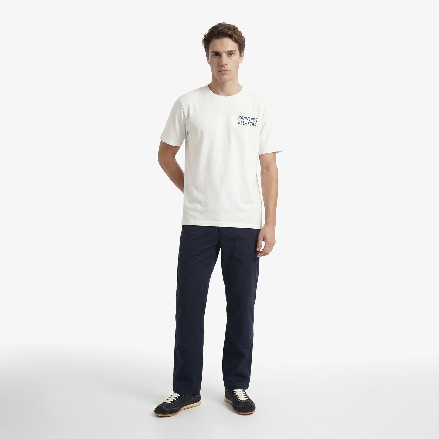 Converse Retro Chuck Taylor Erkek Beyaz T-shirt