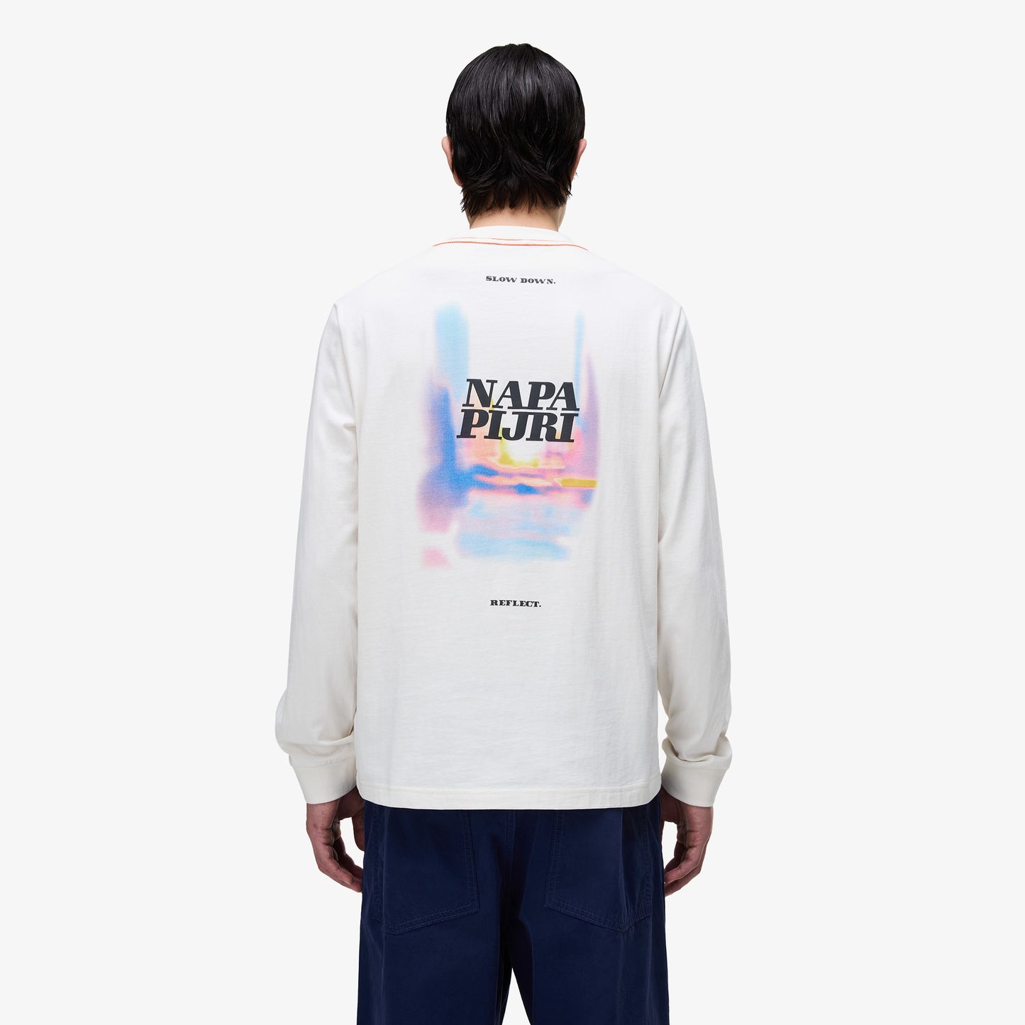 Napapijri S-lodestar Erkek Beyaz T-shirt