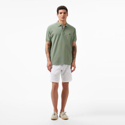 Nautica Erkek Yeşil Classic Fit Kısa Kollu Polo Yaka T-shirt