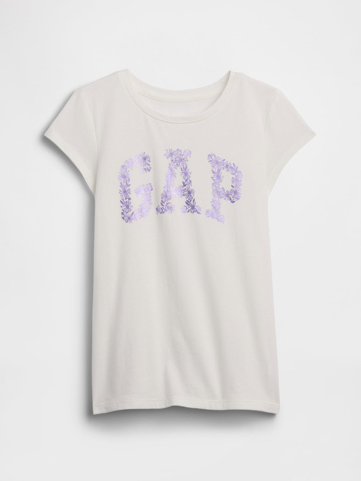 Kırık Beyaz Grafik Baskılı T-shirt