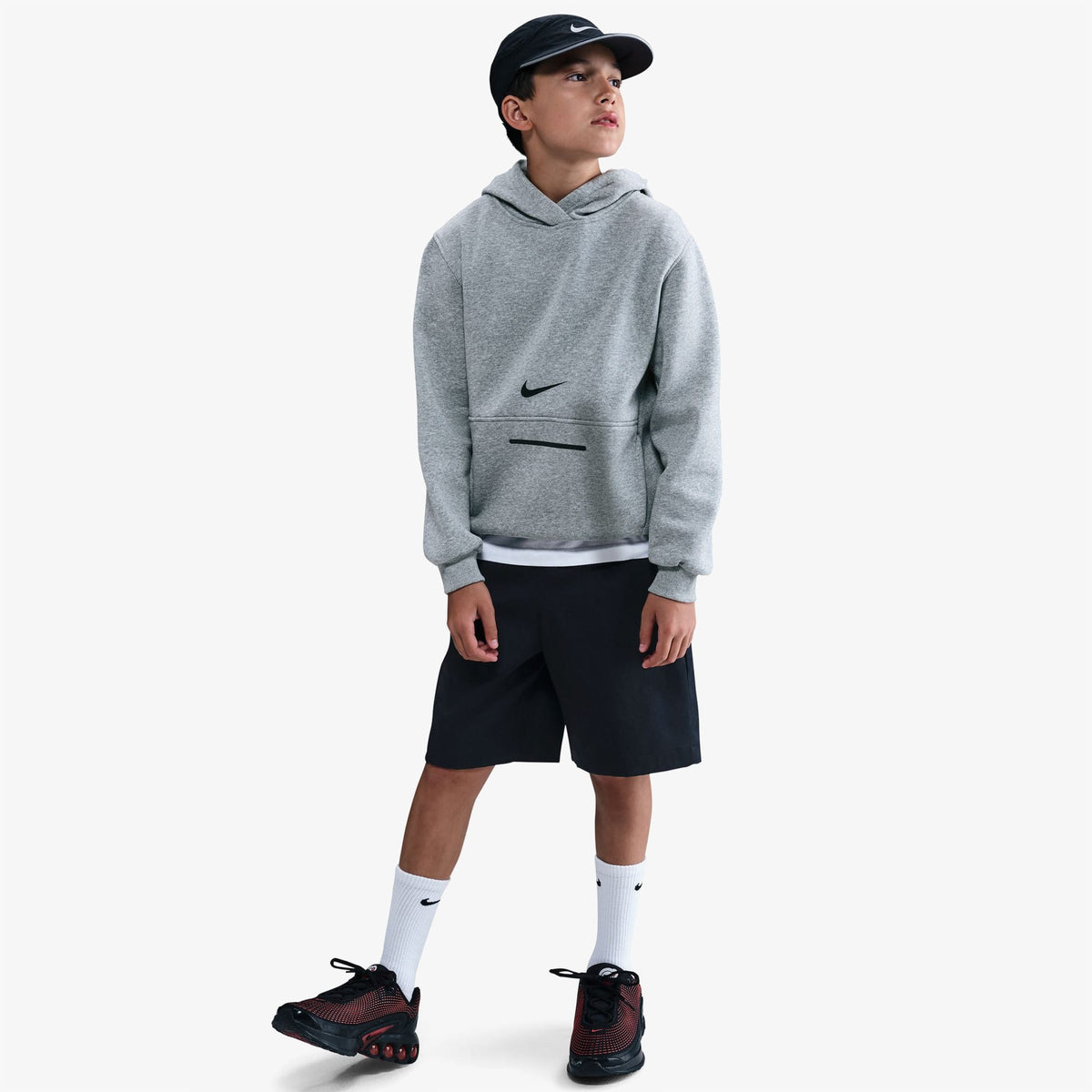 Nike Sportswear Club Fleece Çocuk Gri Sweatshirt