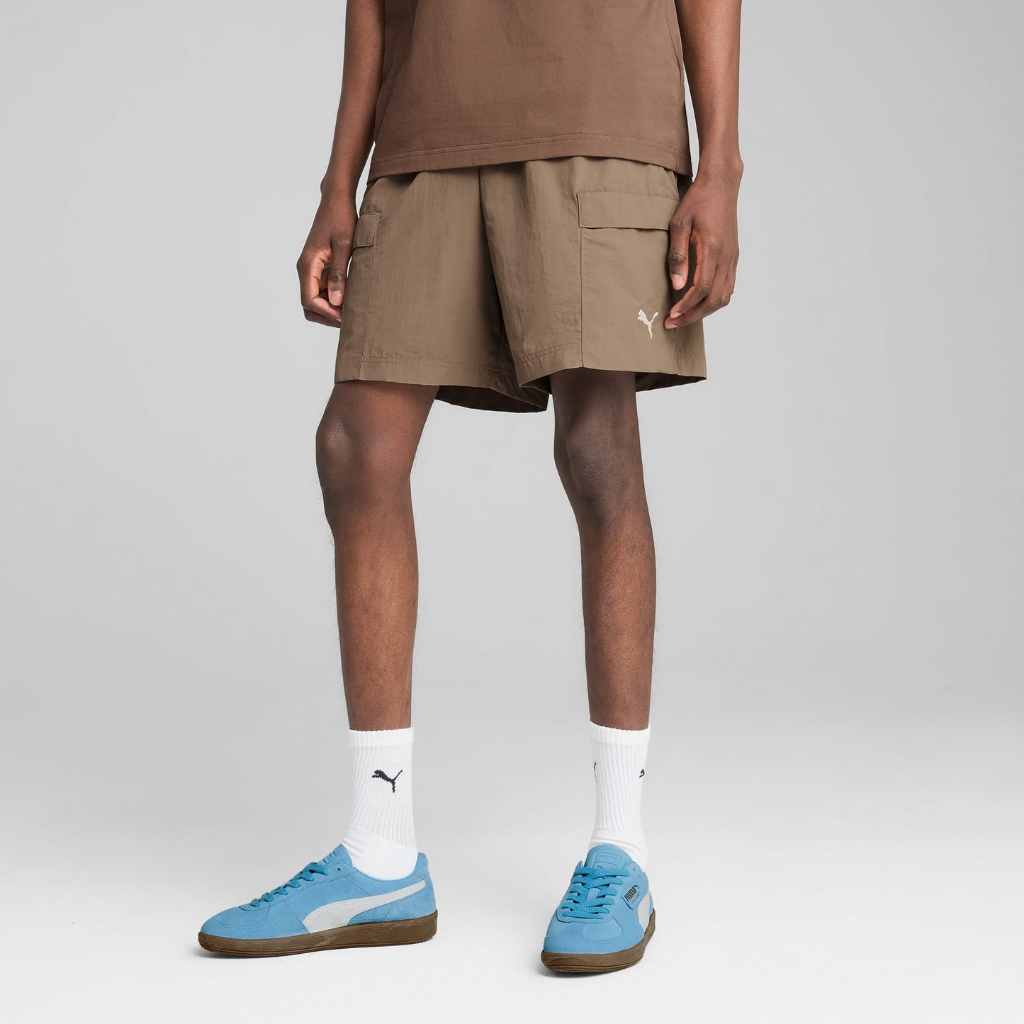 Puma Wardrobe Ess Cargo Unisex Kahverengi Şort