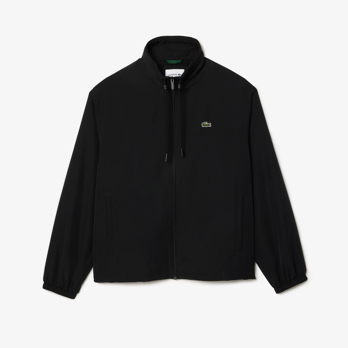 Lacoste Classic Erkek Kapüşonlu Siyah Mont