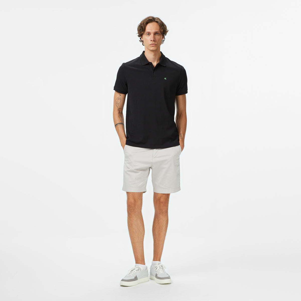 Calvin Klein Casual Pique Classic Erkek Siyah Polo