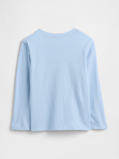 Açık Mavi Gap Logo T-shirt
