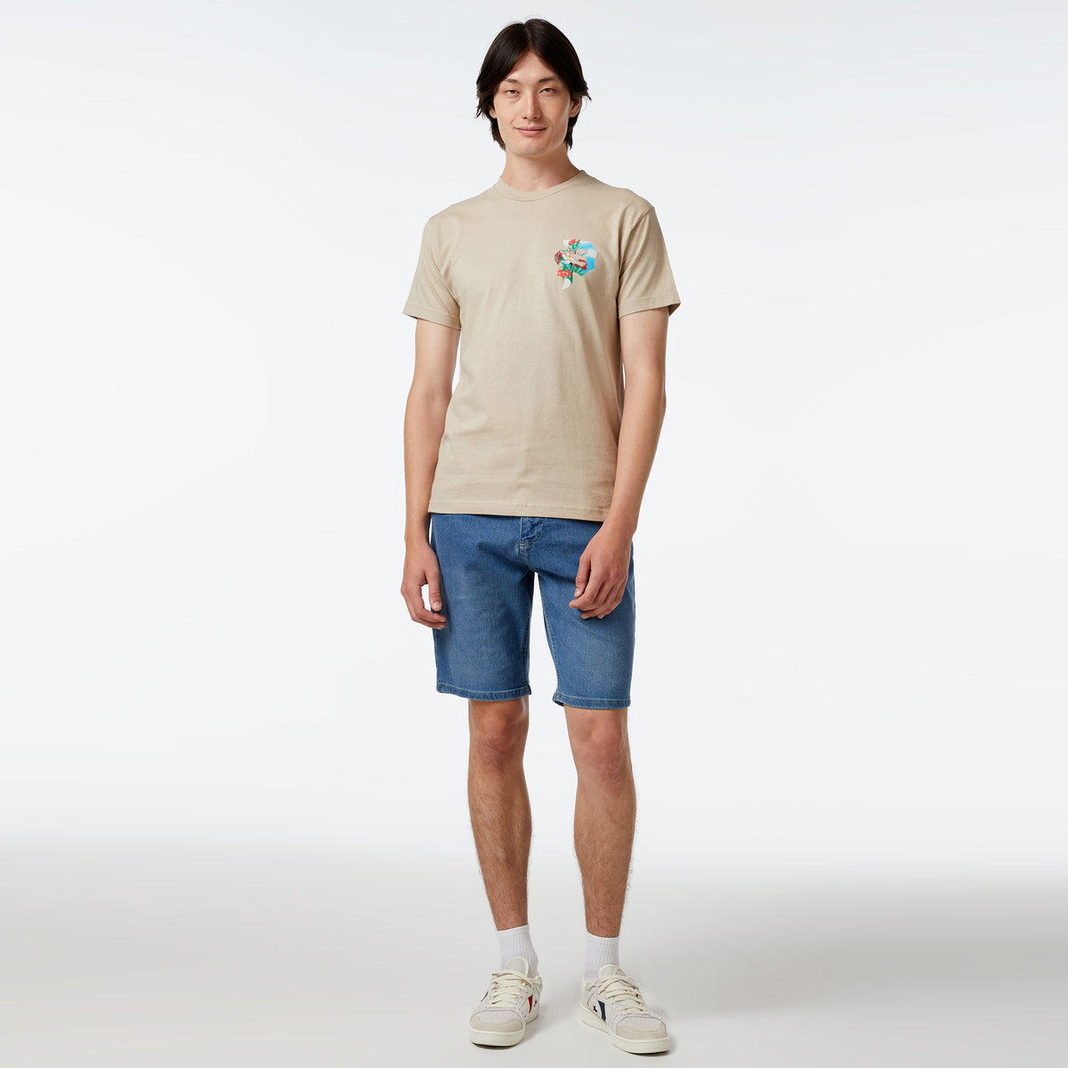 Primitive Obscura Erkek Krem T-shirt