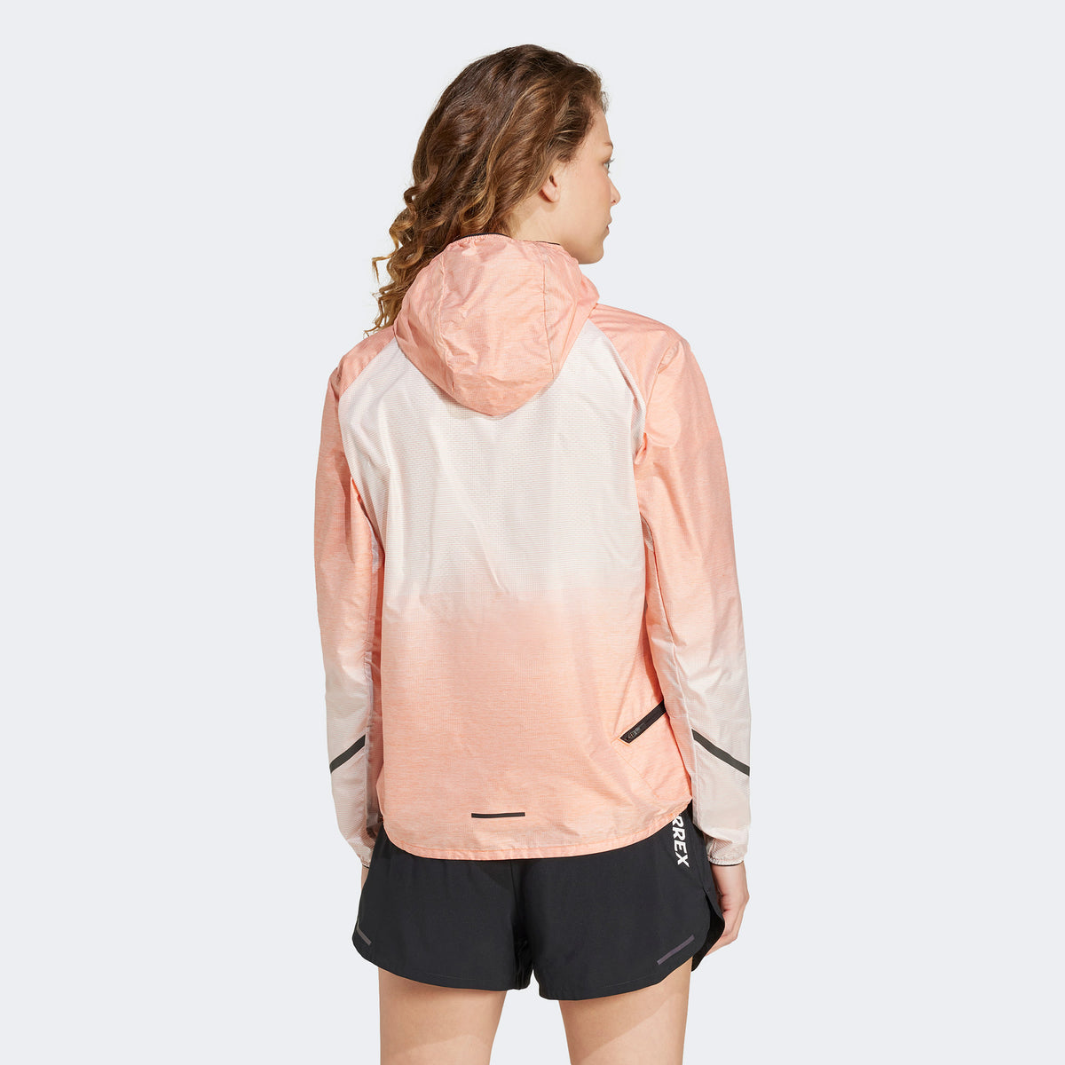 Adidas Terrex Xperior Light Windweave Kadın Turuncu Koşu Rüzgarlık