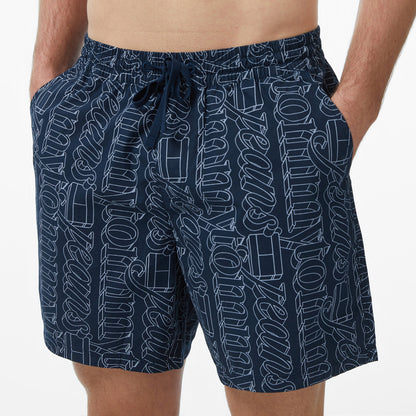 Tommy Hilfiger Aop Erkek Lacivert Şort