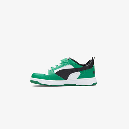 Puma Rebound V6 Low Çocuk Beyaz Spor Ayakkabı