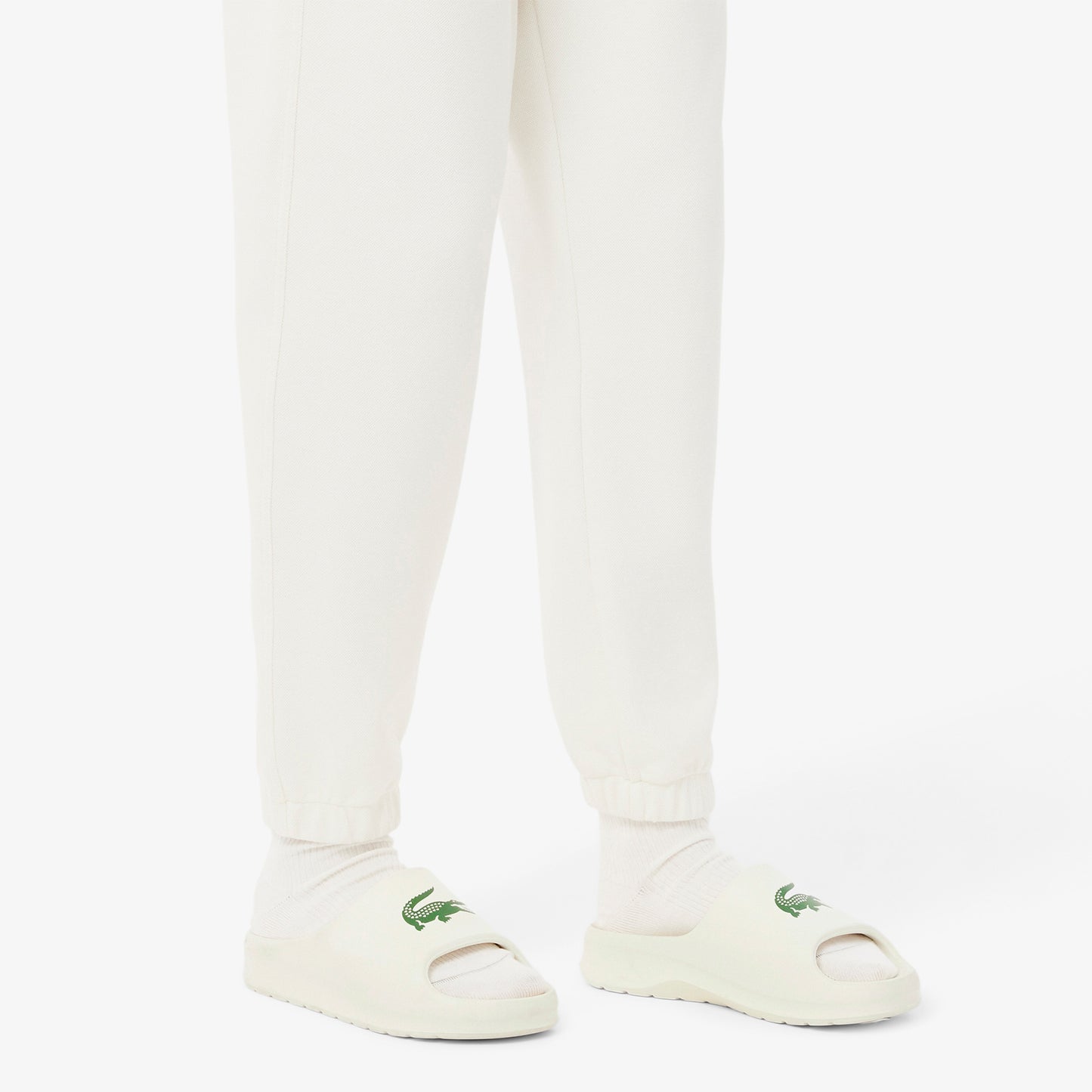 Lacoste Serve Slide 2.0 Kadın Beyaz Terlik