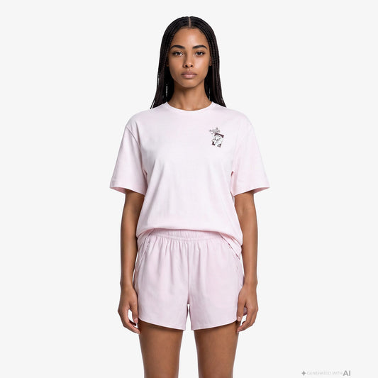 Anta Serve Smash Repeat Kadın Pembe T-shirt