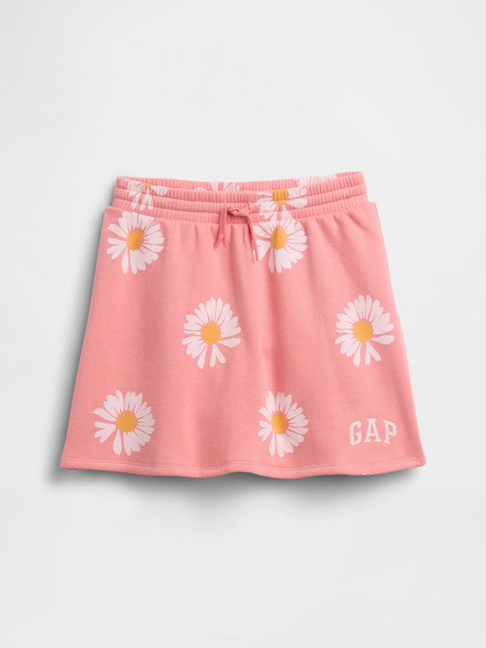 Açık Pembe Gap Logo Şort Etek