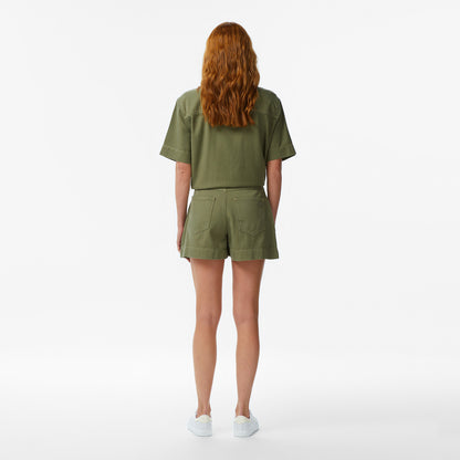 Lacoste Slim Fit Kadın Haki Şort