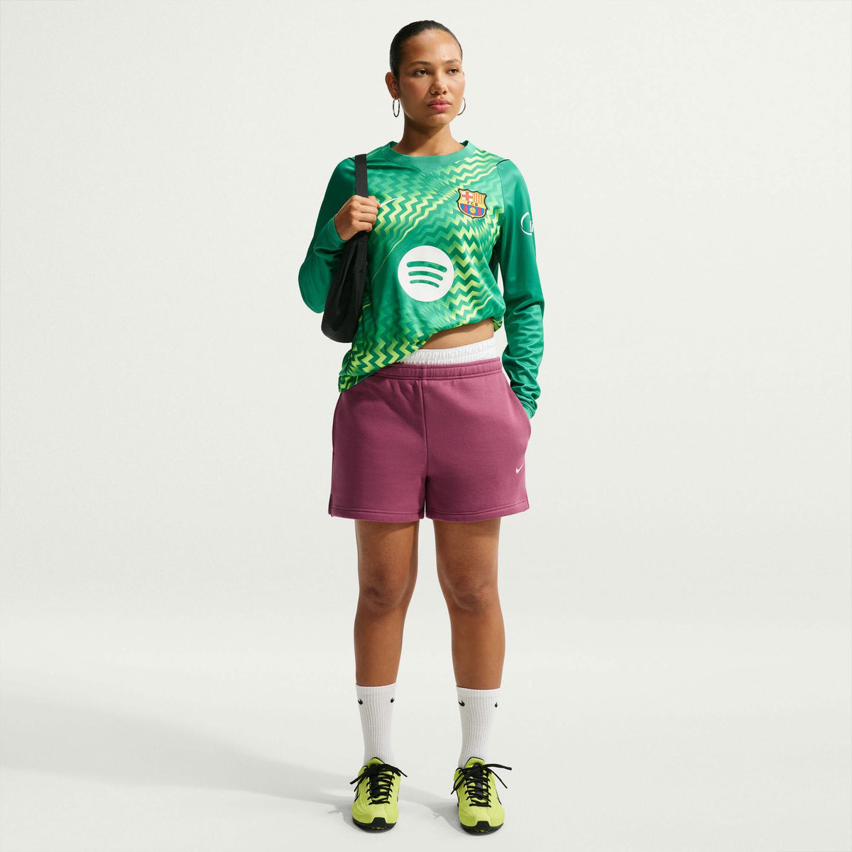 Nike Studio Fleece Kadın Pembe Şort