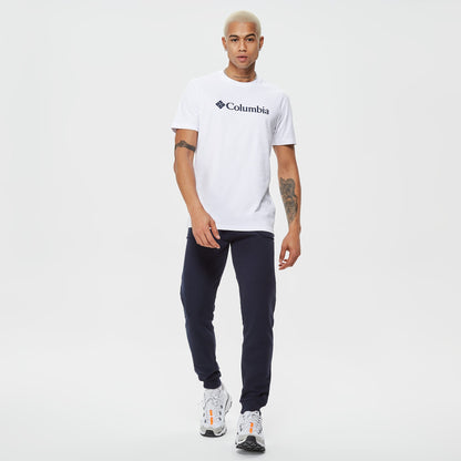 Columbia Csc Basic Logo Brushed Erkek Beyaz T-shirt