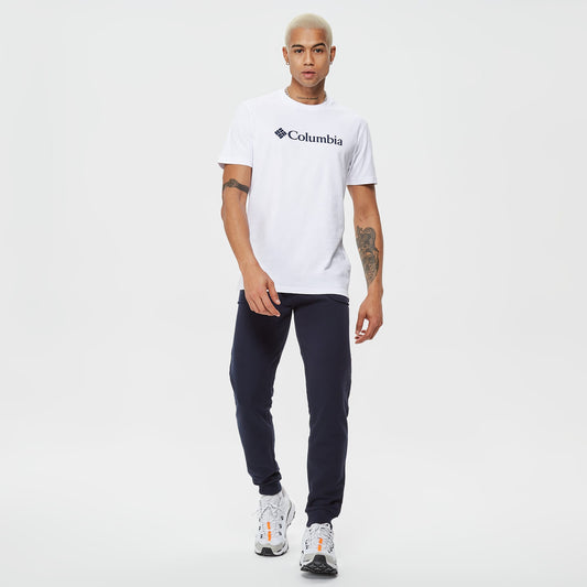 Columbia Csc Basic Logo Brushed Erkek Beyaz T-shirt