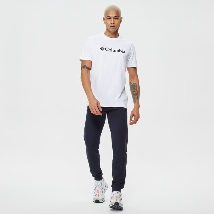 Columbia Csc Basic Logo Brushed Erkek Beyaz T-shirt