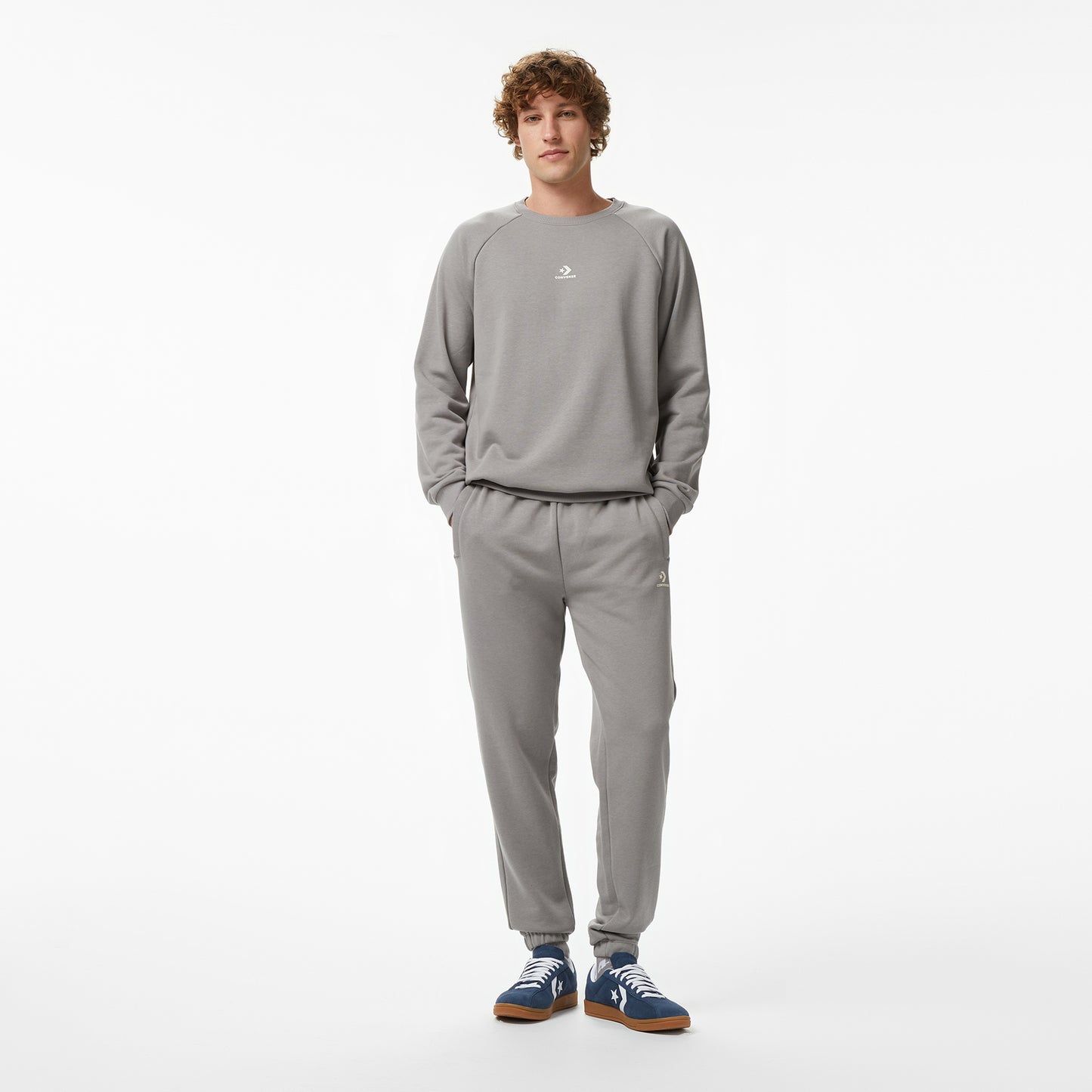Converse Erkek Gri Sweatshirt