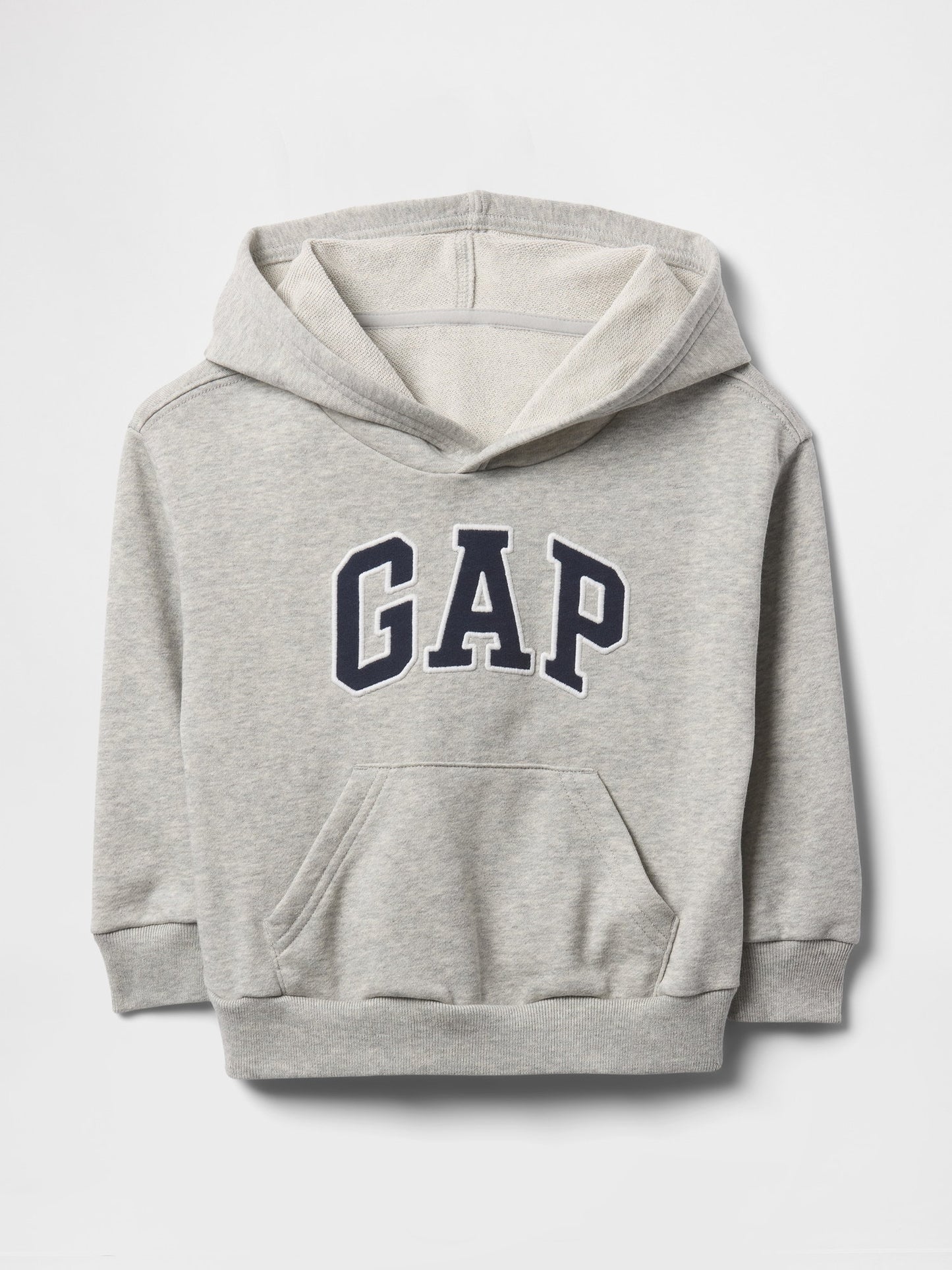 Gri Gap Logo Relaxed Havlu Kumaş Sweatshirt