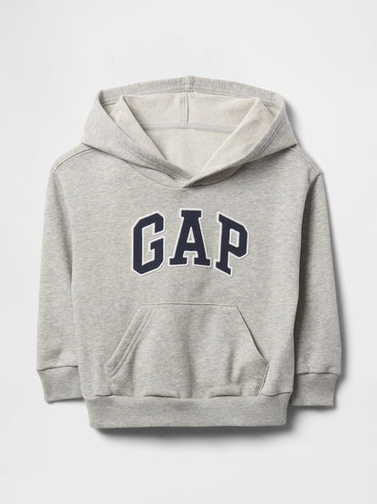 Gri Gap Logo Relaxed Havlu Kumaş Sweatshirt