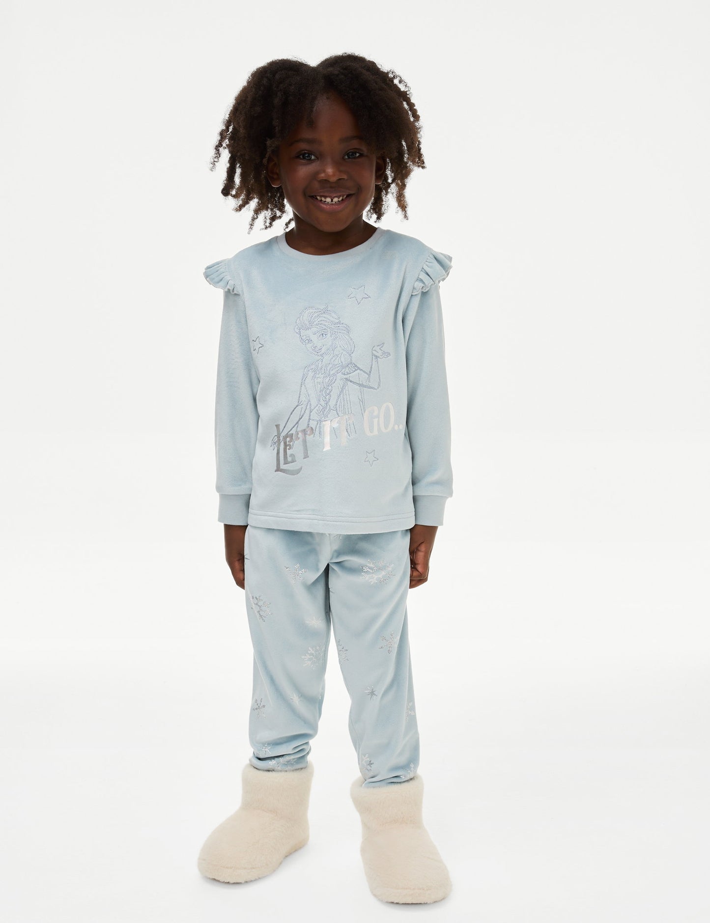 Frozen:trade_mark: Kadife Pijama Takımı (2-8 Yaş)