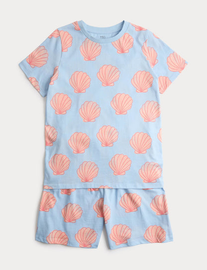Desenli Pamuklu Pijama Takımı