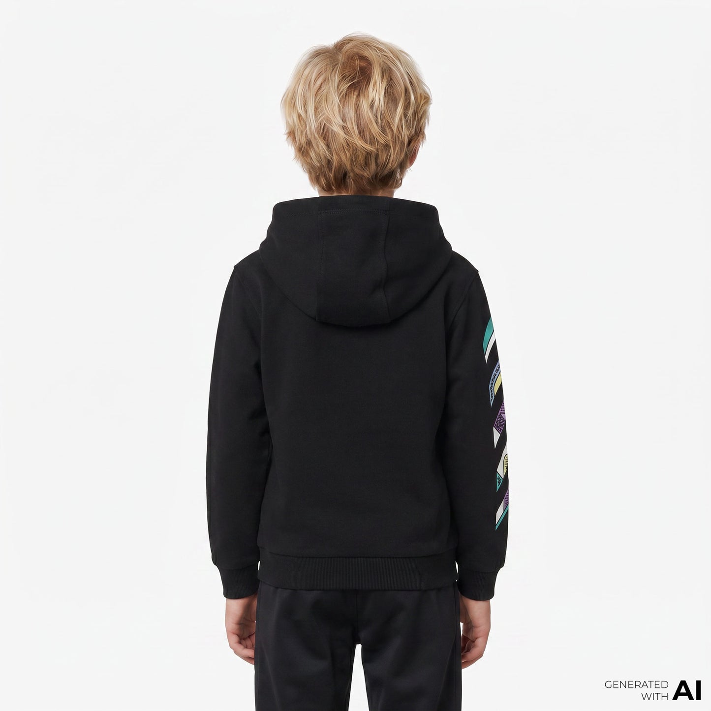 Nike Sportswear 'outside The Lines' Çocuk Siyah Sweatshirt