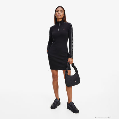 Tommy Hilfiger D3 Kadın Siyah Elbise