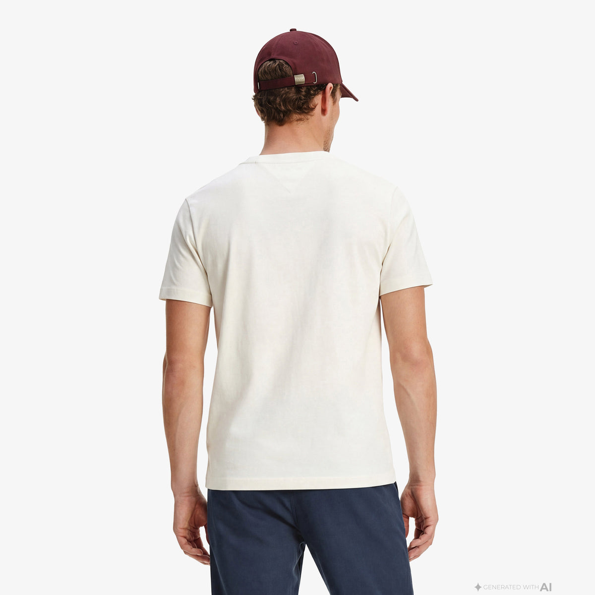 Tommy Hilfiger Moto Pack Erkek Krem Rengi T-shirt