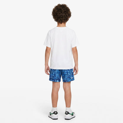 Nike Dri Fit Multi Plus Çocuk Mavi Şort