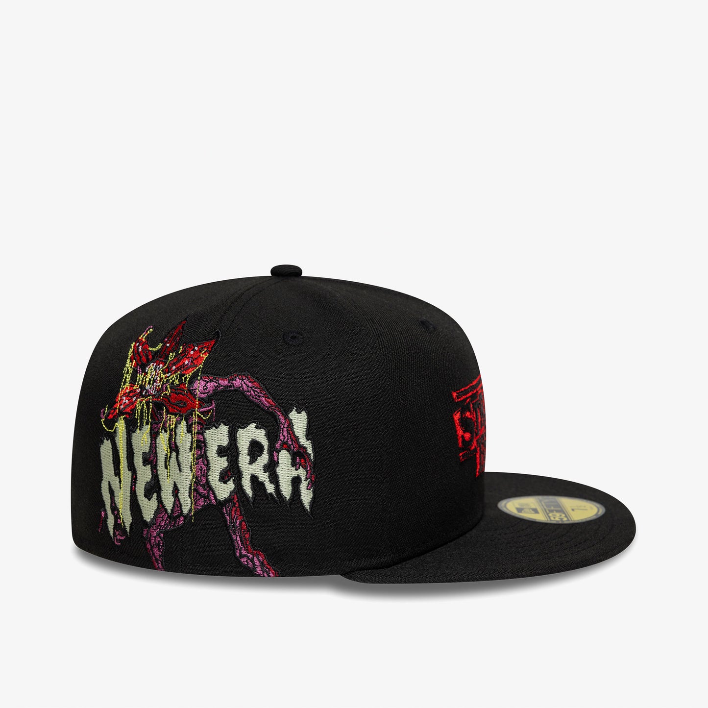New Era Stranger Things 59fifty Demogorgon Unisex Siyah Şapka