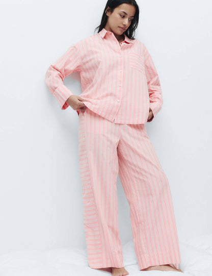 Çizgili Uzun Paçalı Pijama Altı