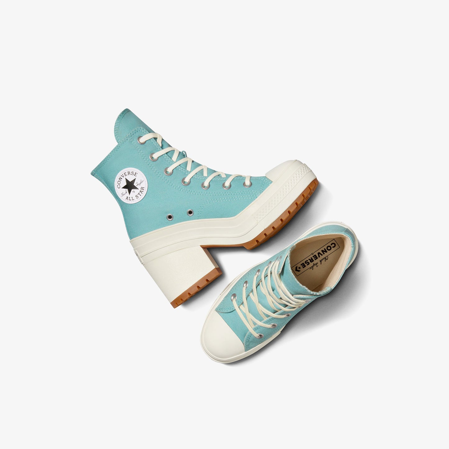 Converse Chuck 70 De Luxe Heel Kadın Mavi Platform Sneaker