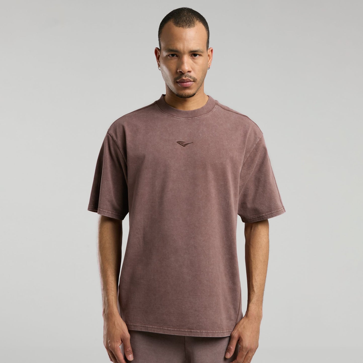 Everlast Bronx 1910 Oversize Erkek Kahverengi T-shirt