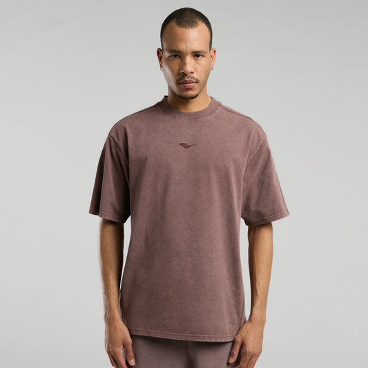 Everlast Bronx 1910 Oversize Erkek Kahverengi T-shirt