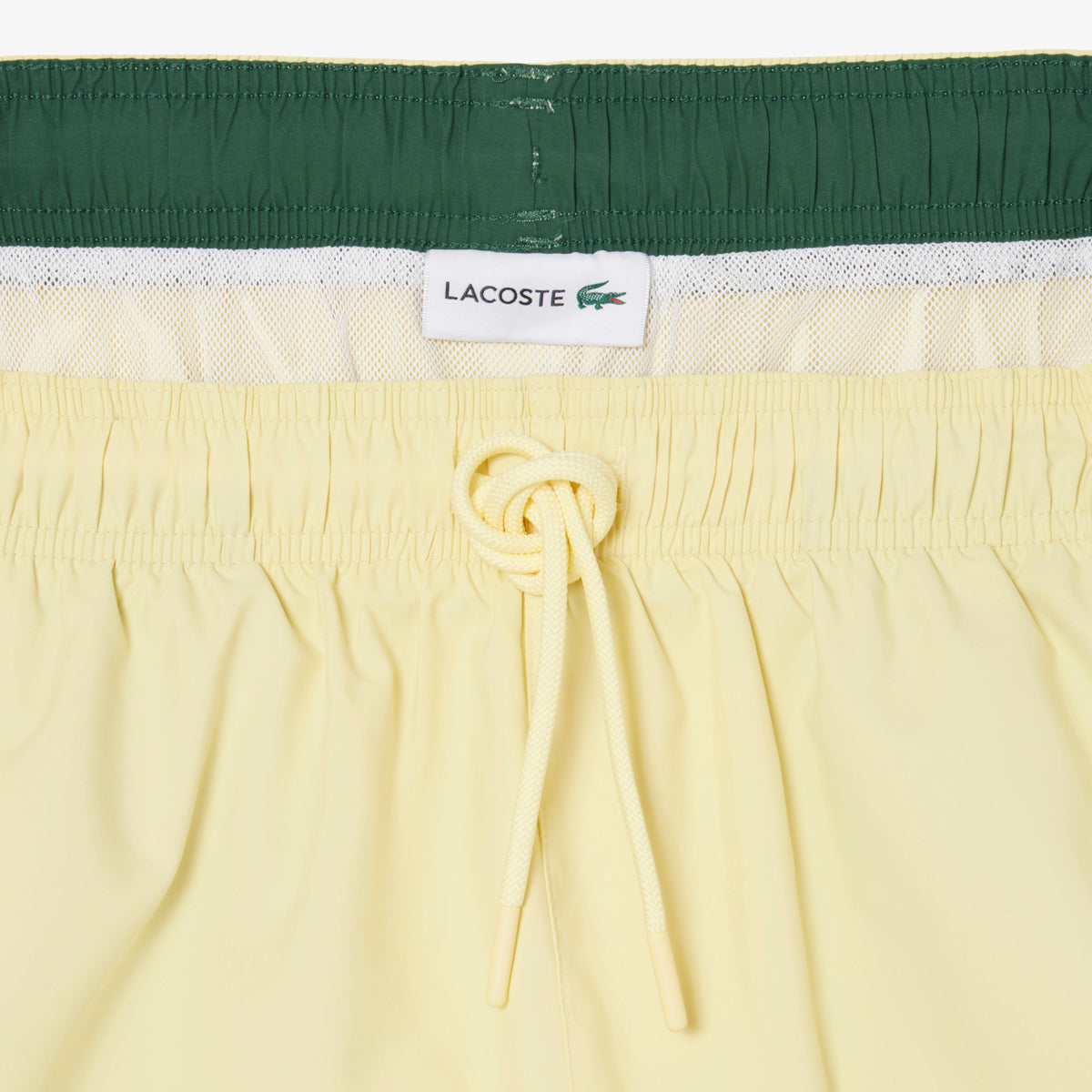 Lacoste Regular Fit Erkek Sarı Deniz Şortu