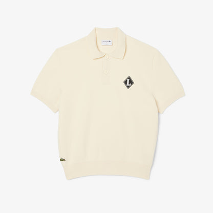 Lacoste Classic Fit Erkek Krem Polo