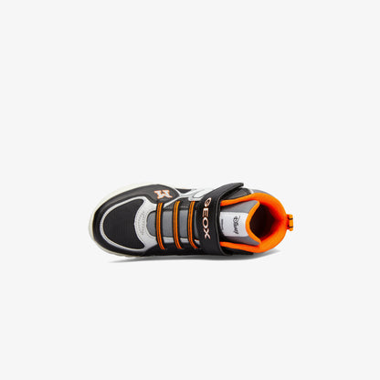Geox J Ciberdron Çocuk Siyah Spor Ayakkabı