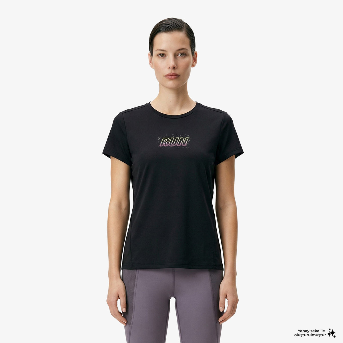 Anta Advanced Running Kadın Siyah T-shirt