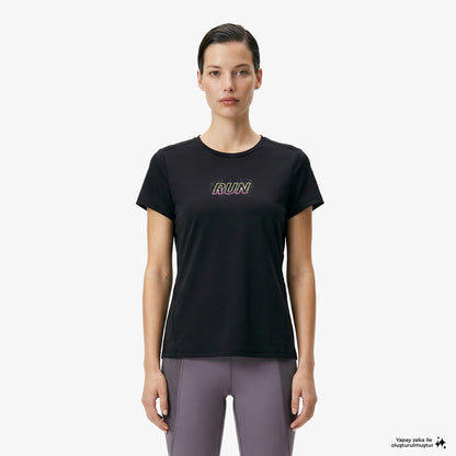 Anta Advanced Running Kadın Siyah T-shirt