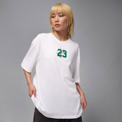 Jordan Essentials Grafikli Kadın Beyaz T-shirt
